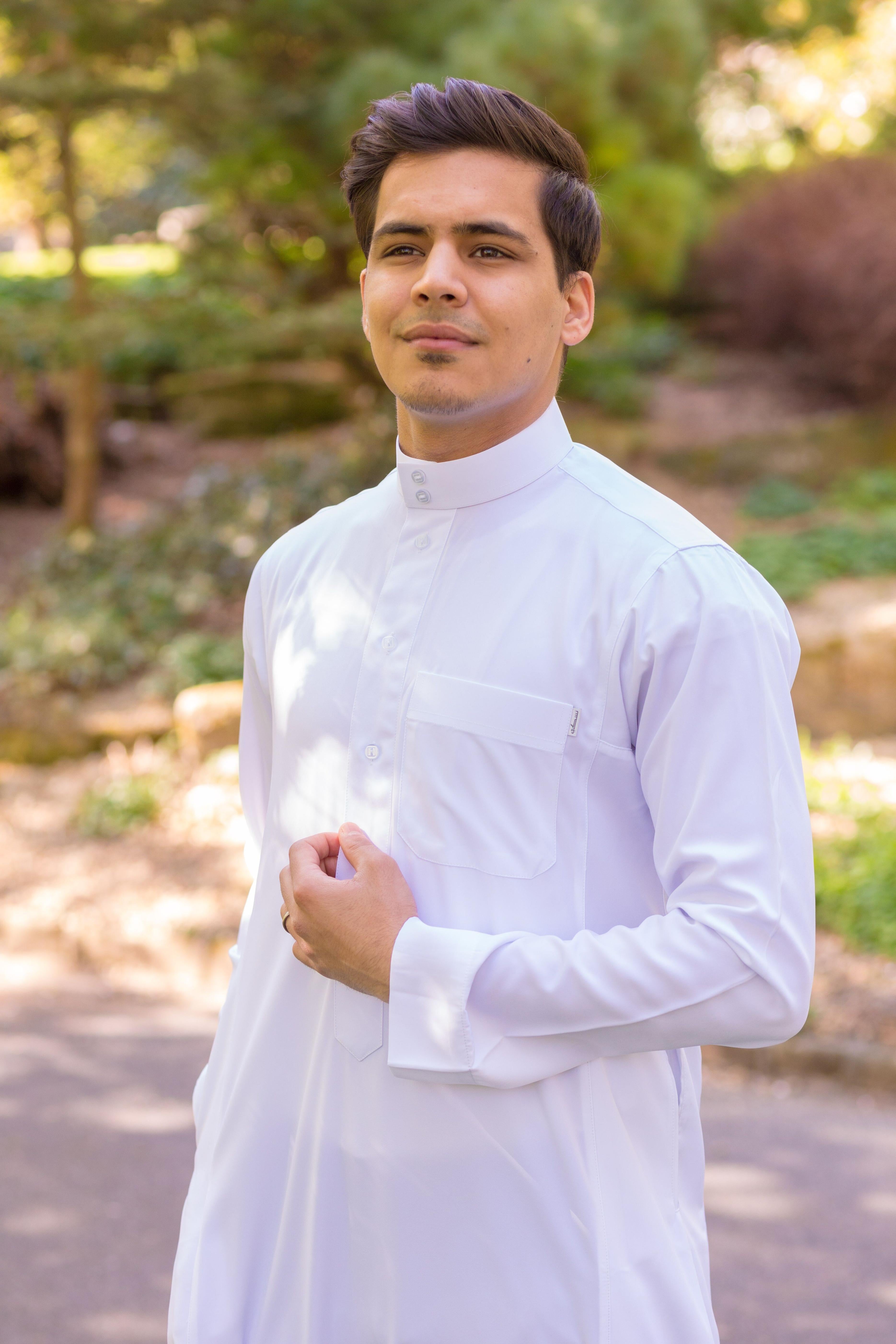 NUSUKI MENS THOBES - WHITE