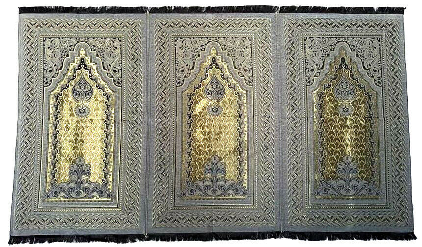 Extra Large Quality Shiny Triple Prayer Mat