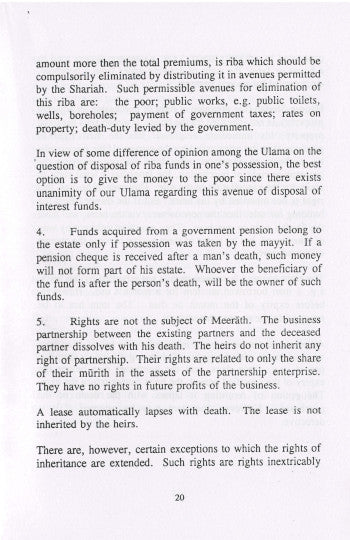 Kitabul Meerath - The Book of Inheritance