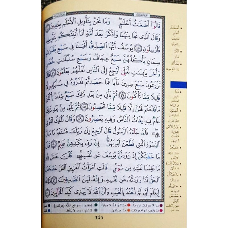 Colour Coded Quran In Uthmani Script (A5 Size)