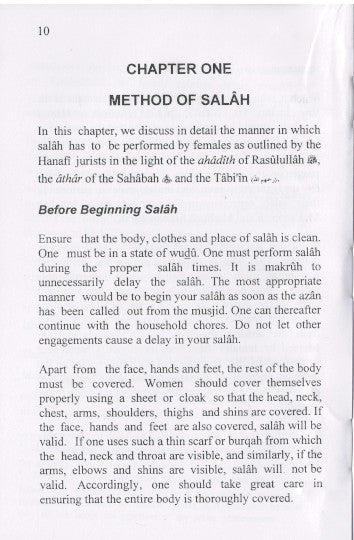 The Salah of Women