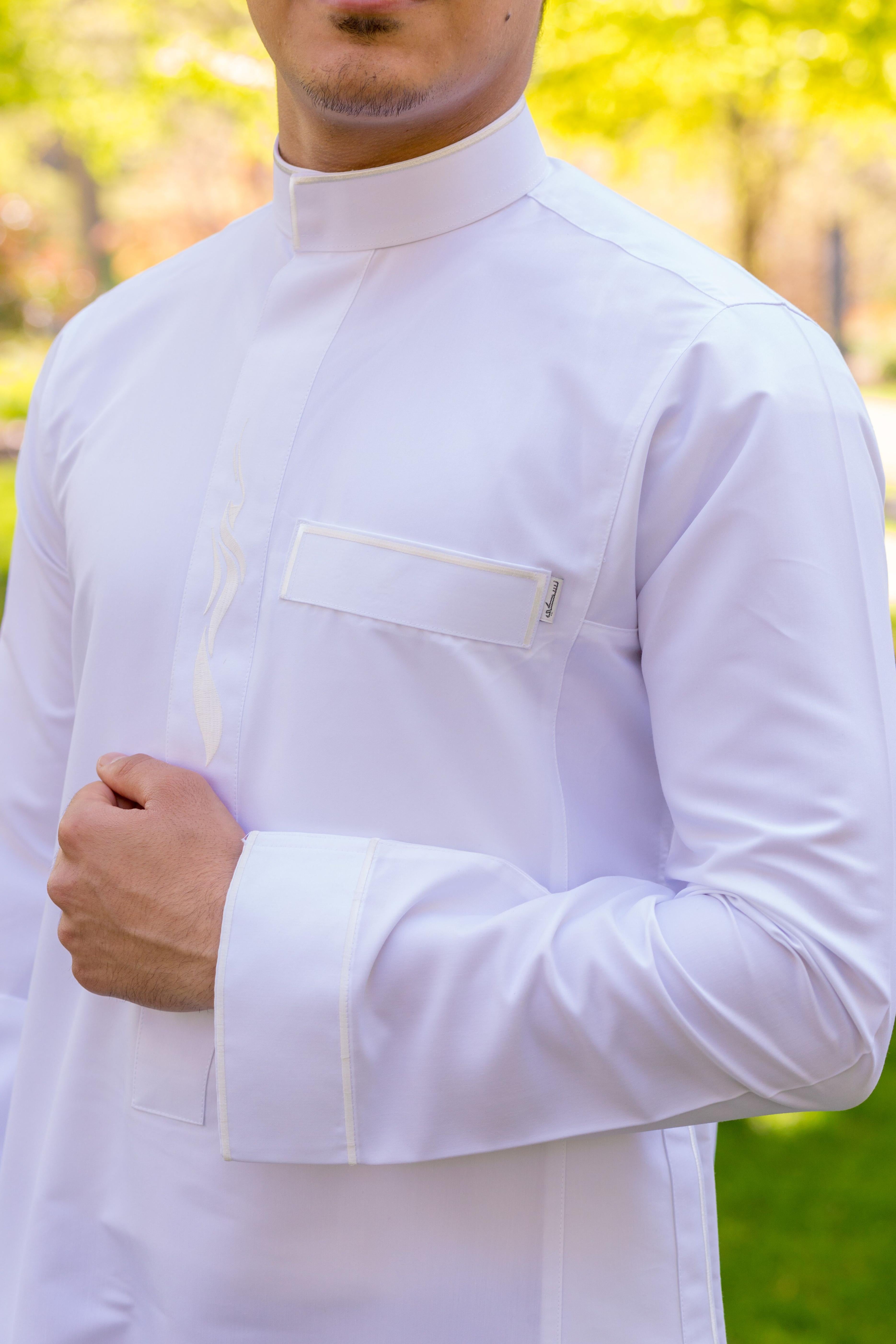 Nusuki Premium Embroidered Thobe