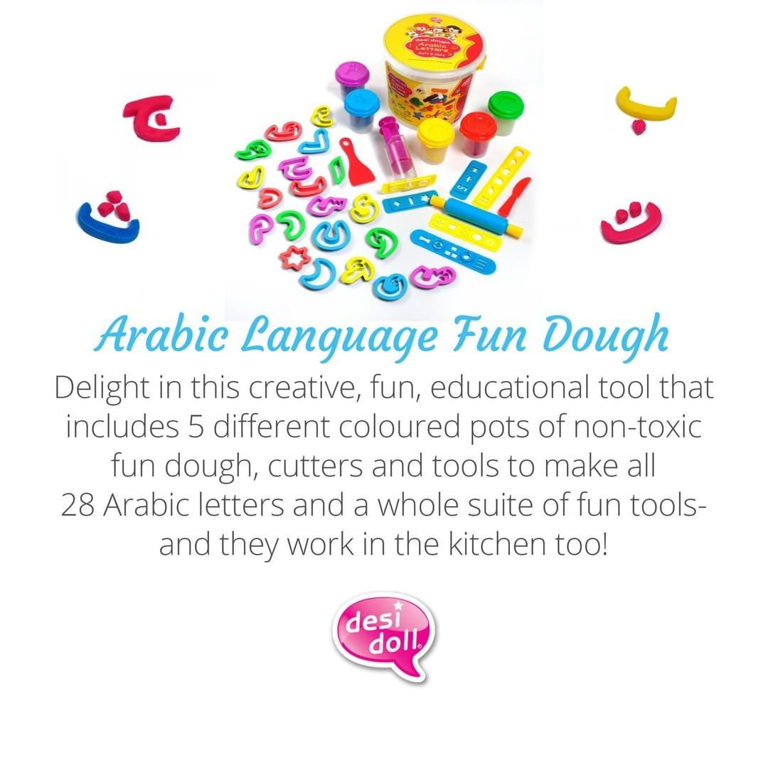 Fun Dough Arabic Letters