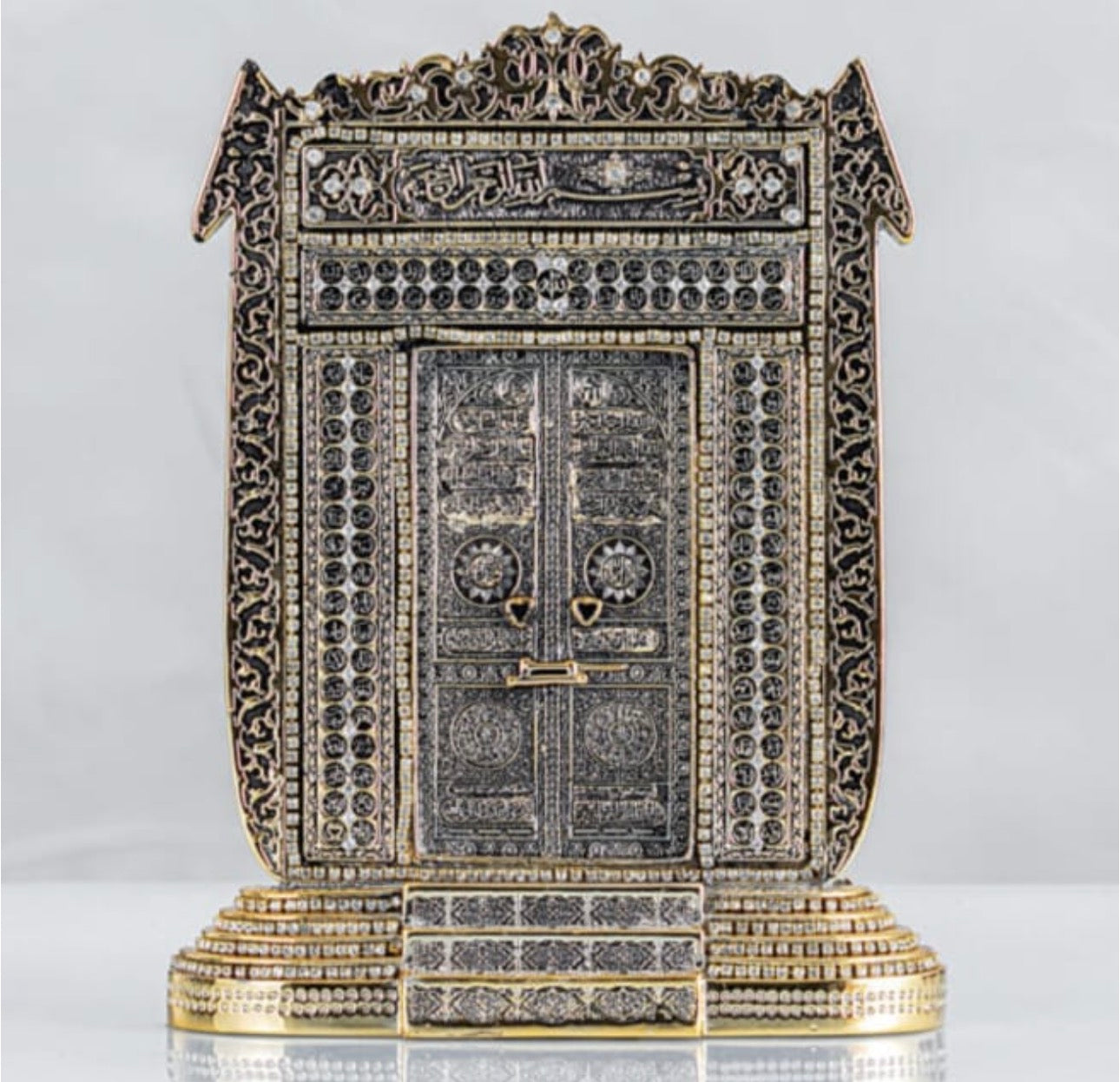 Kaaba door diamond engraved Display