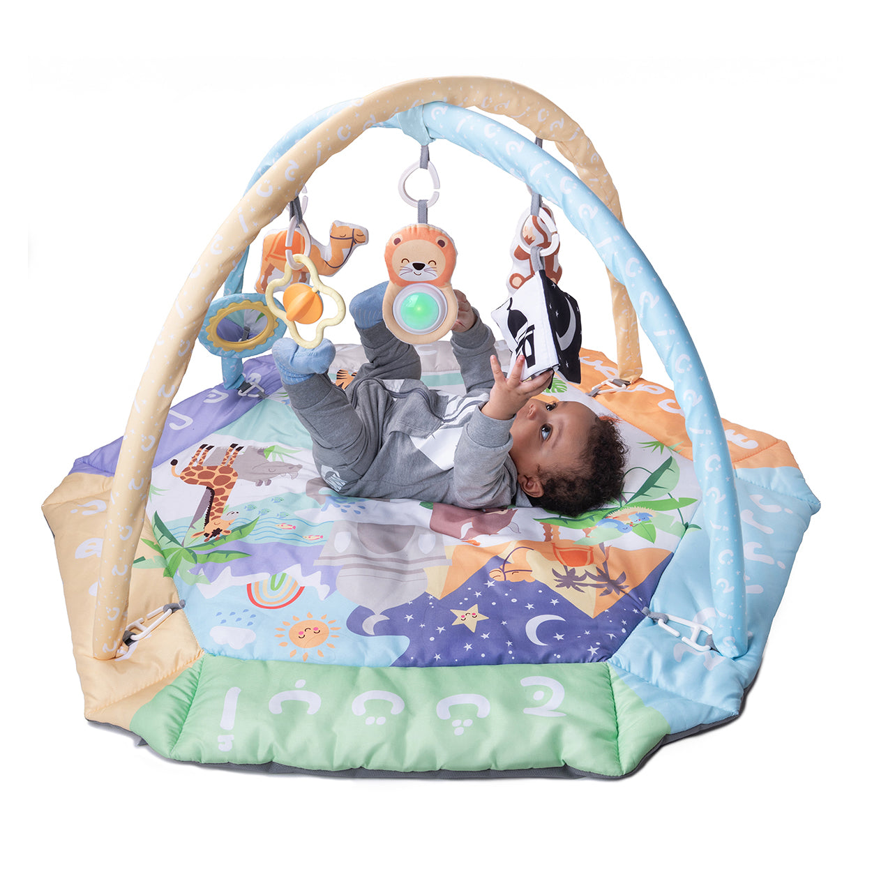 NEW! Arabic Alphabet 5-in-1 Activity Gym & Playmat