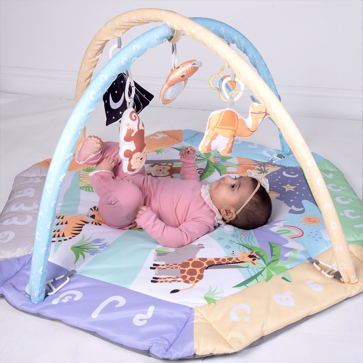 NEW! Arabic Alphabet 5-in-1 Activity Gym & Playmat