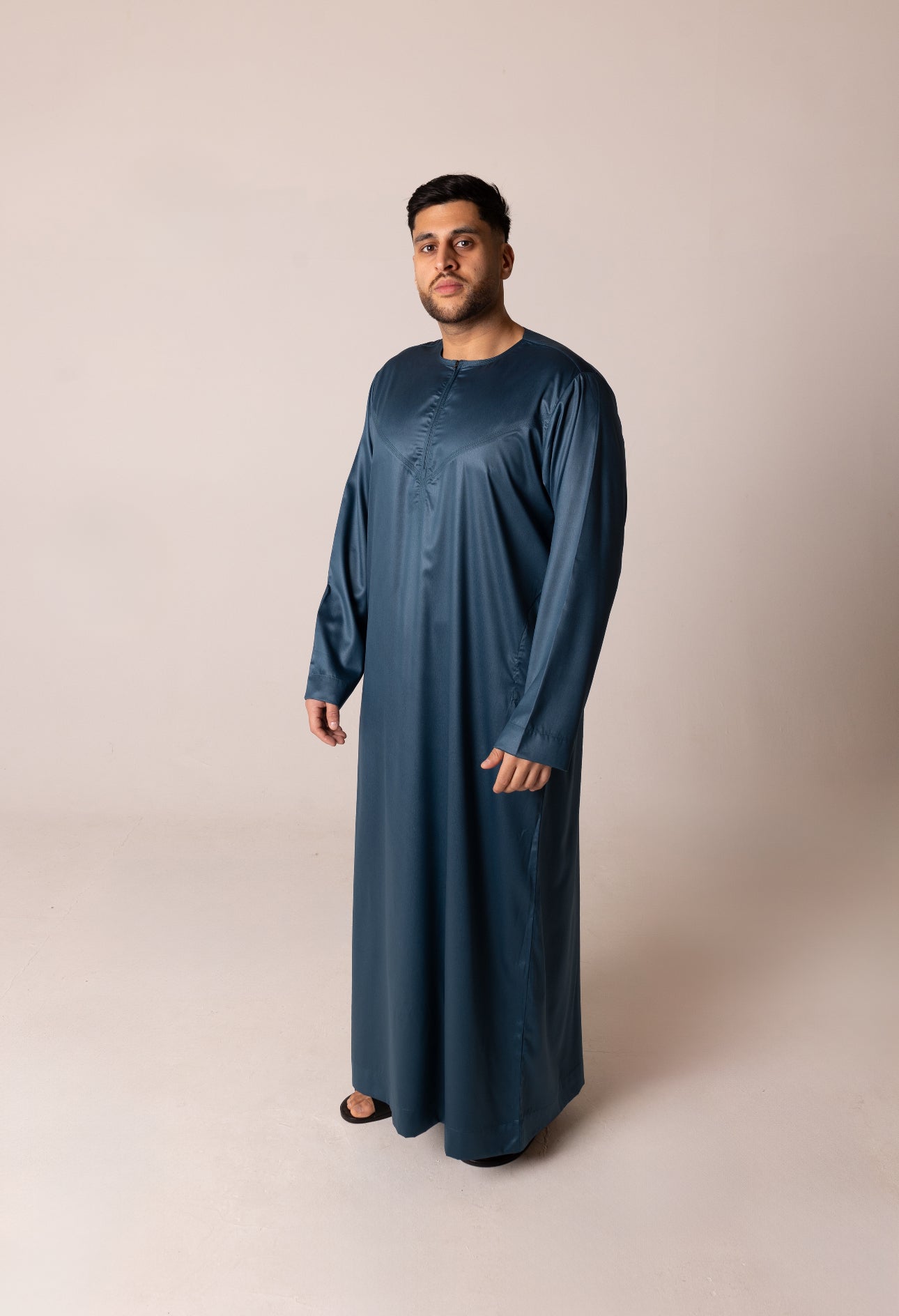Classic Kids Emirati Thobe ( Teal ) image 5