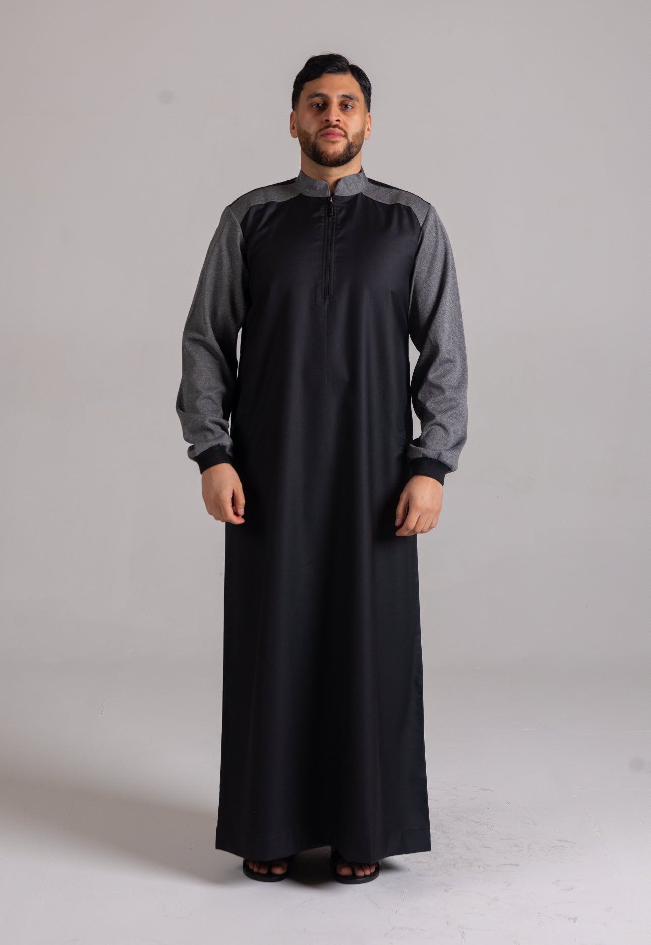 Kids Black Smart Thobe Design ST6