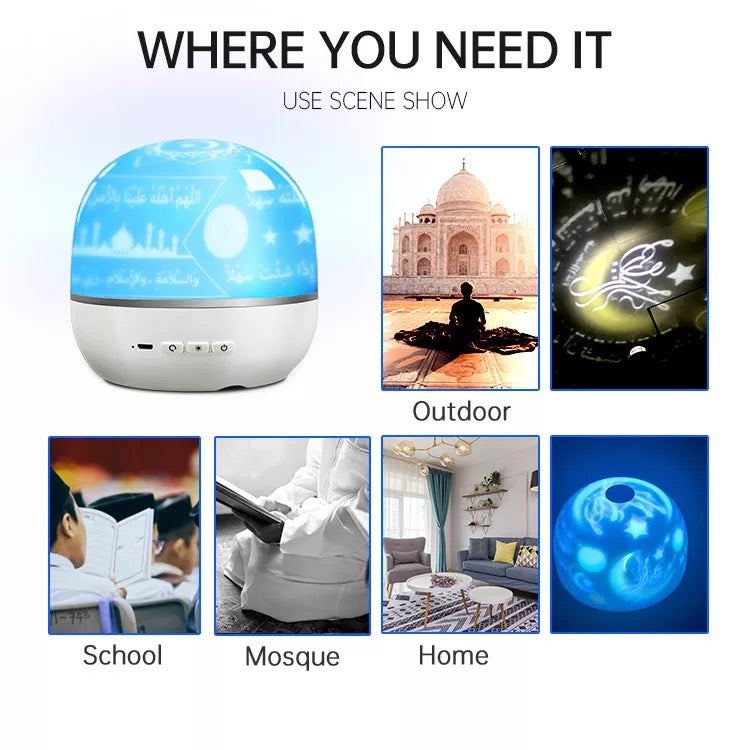 Smart Projection Lamp and Quraan Speaker