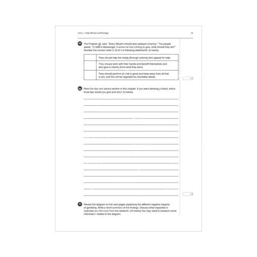 Islamic Studies: Workbook 8