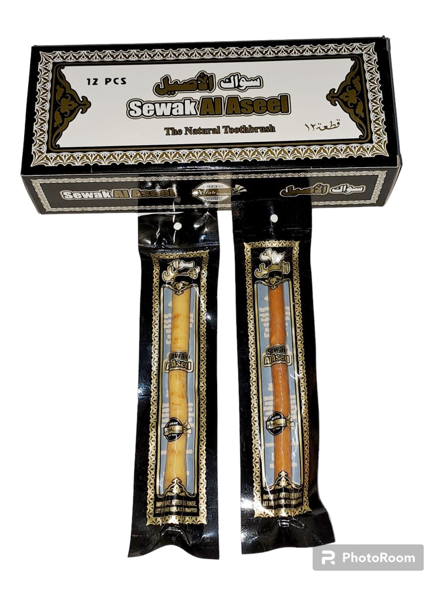 Clove flavour Box of 12 Miswak ( Sewak Al Aseel )