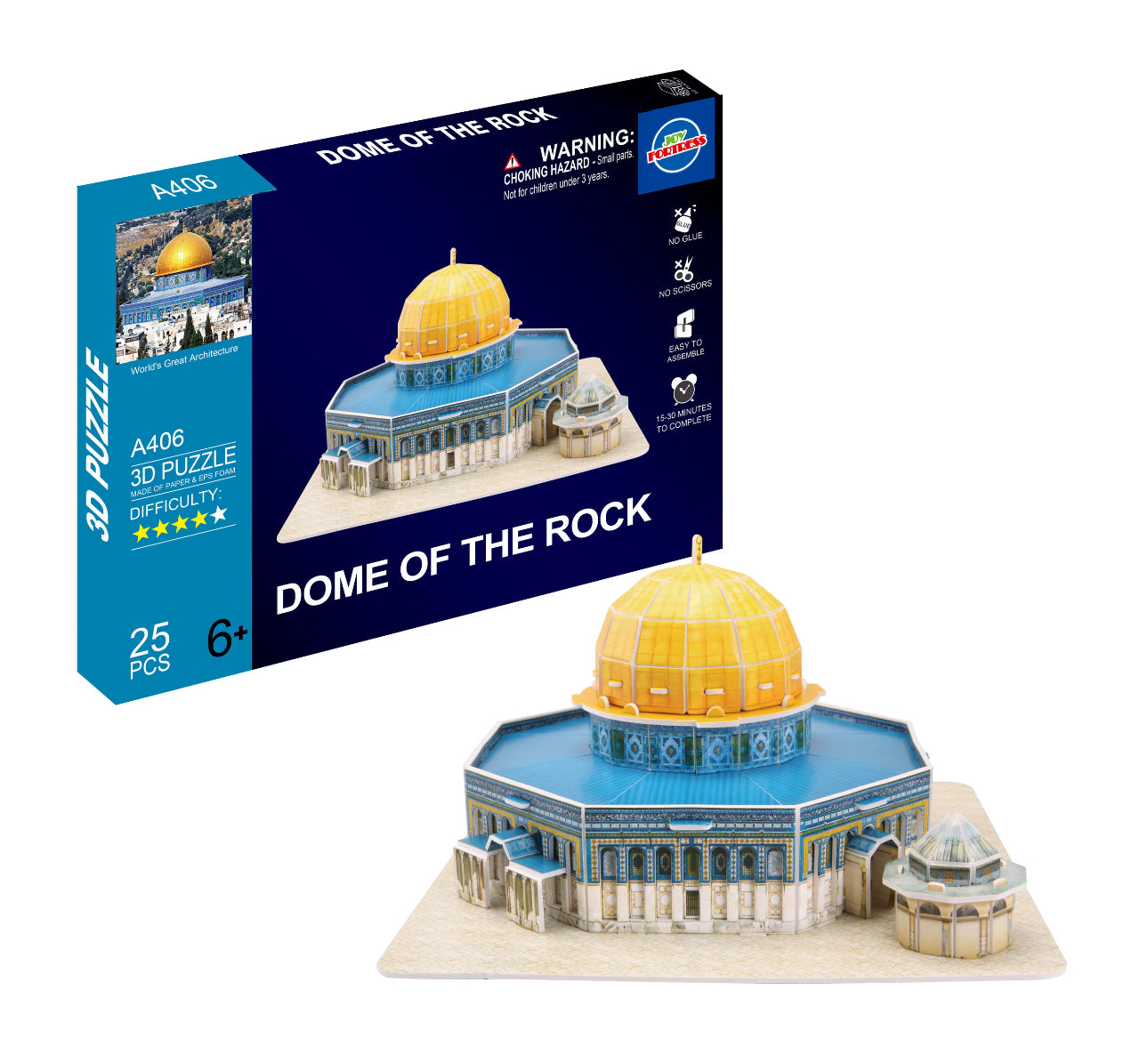 The Dome of the Rock 3D Puzzle