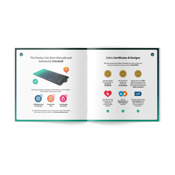 Smart Interactive Adult Prayer Mat | Adult & Revert Version
