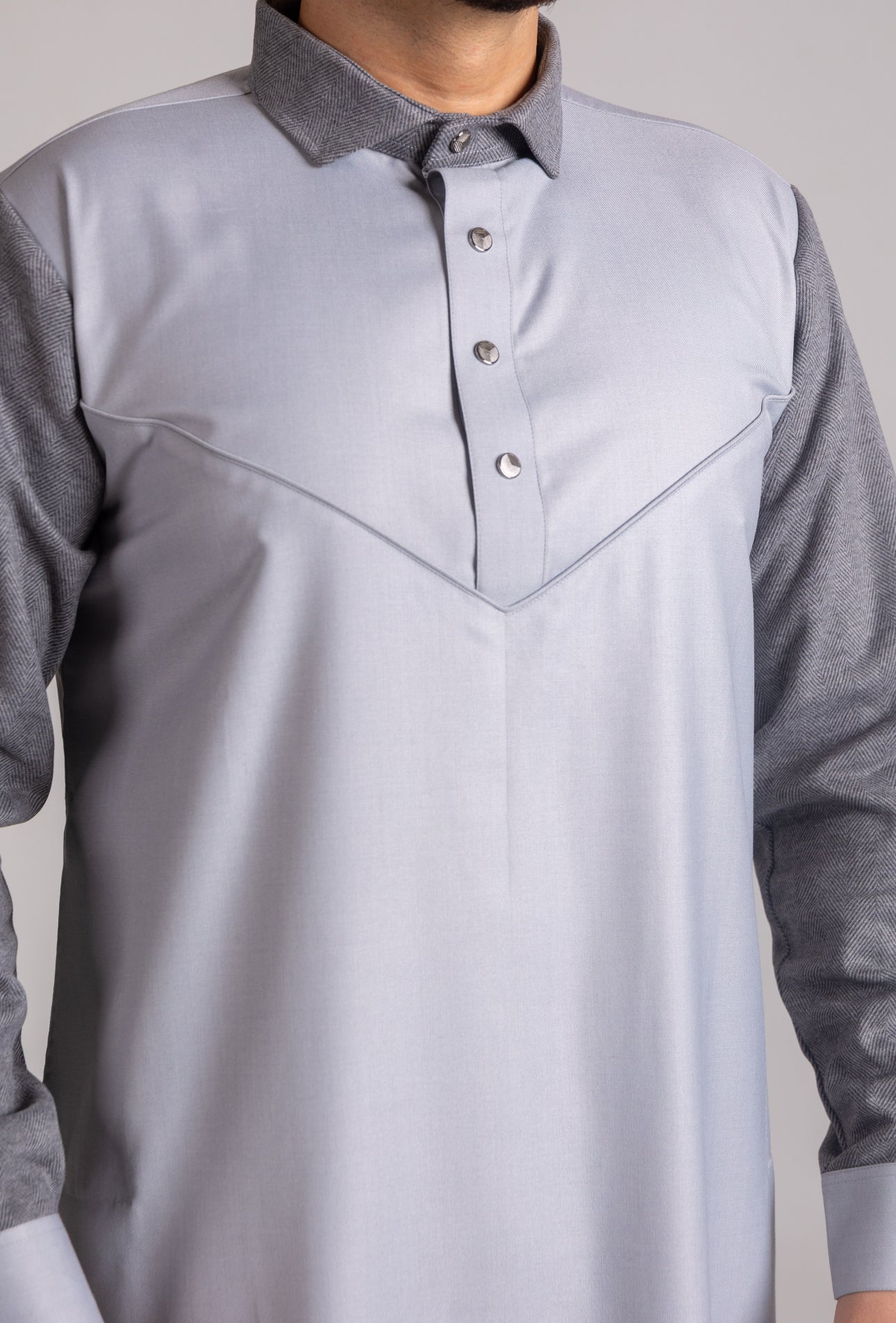 Grey Smart Thobe Design ST4