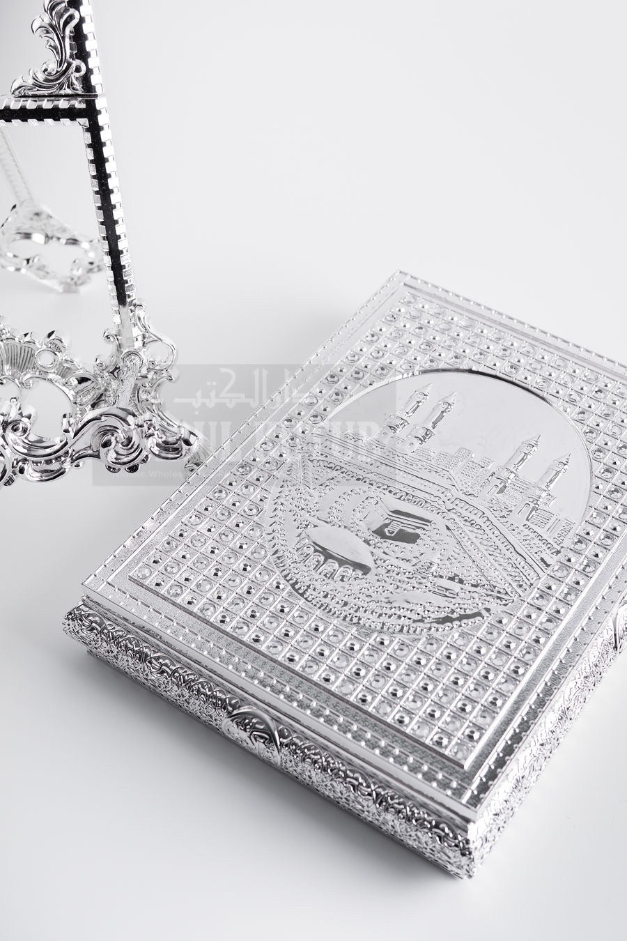 Luxury Metal Quraan Gift Box set with stand