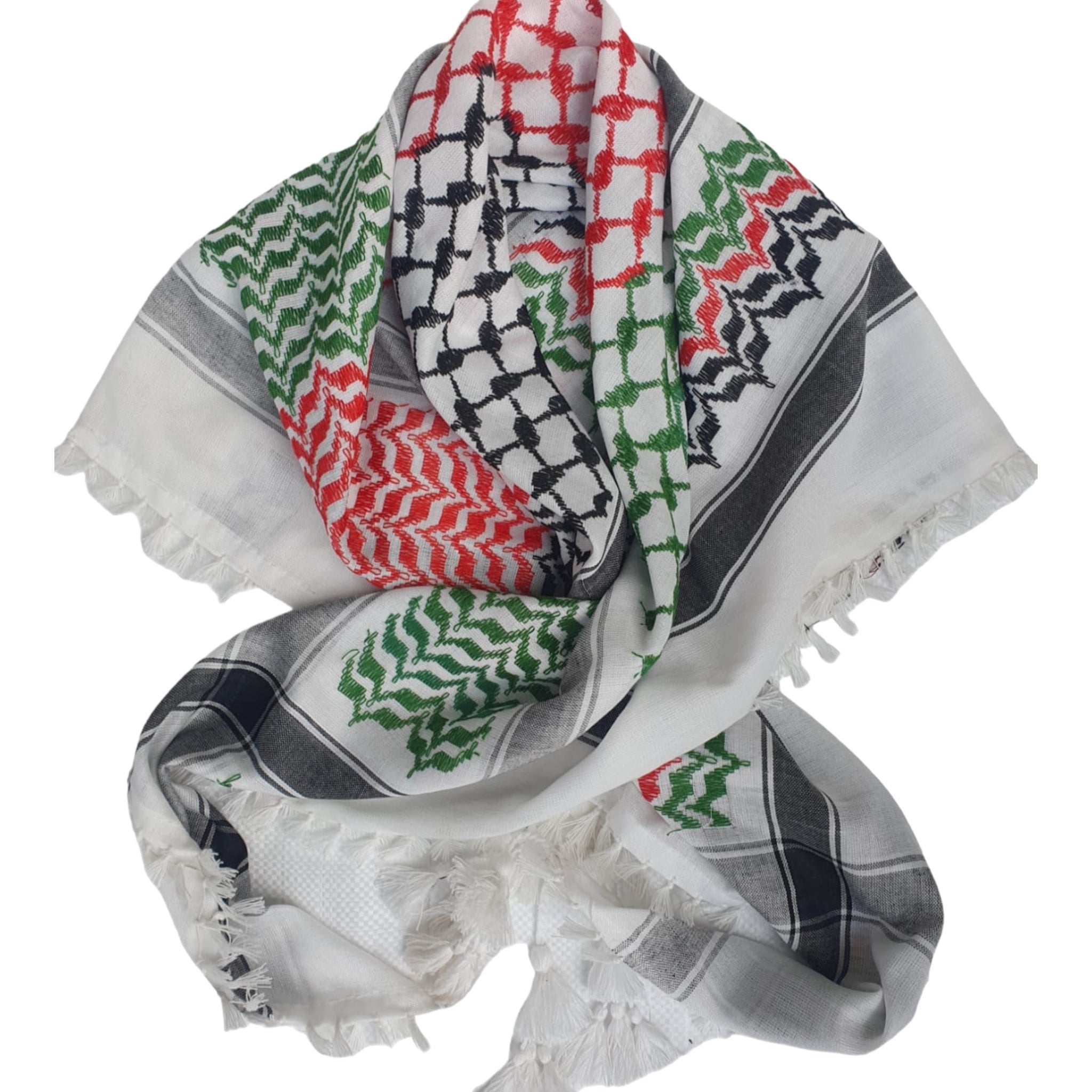 Colourful Palestine Scarf