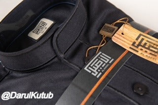 Black Al Aseel Embroidered Thobe