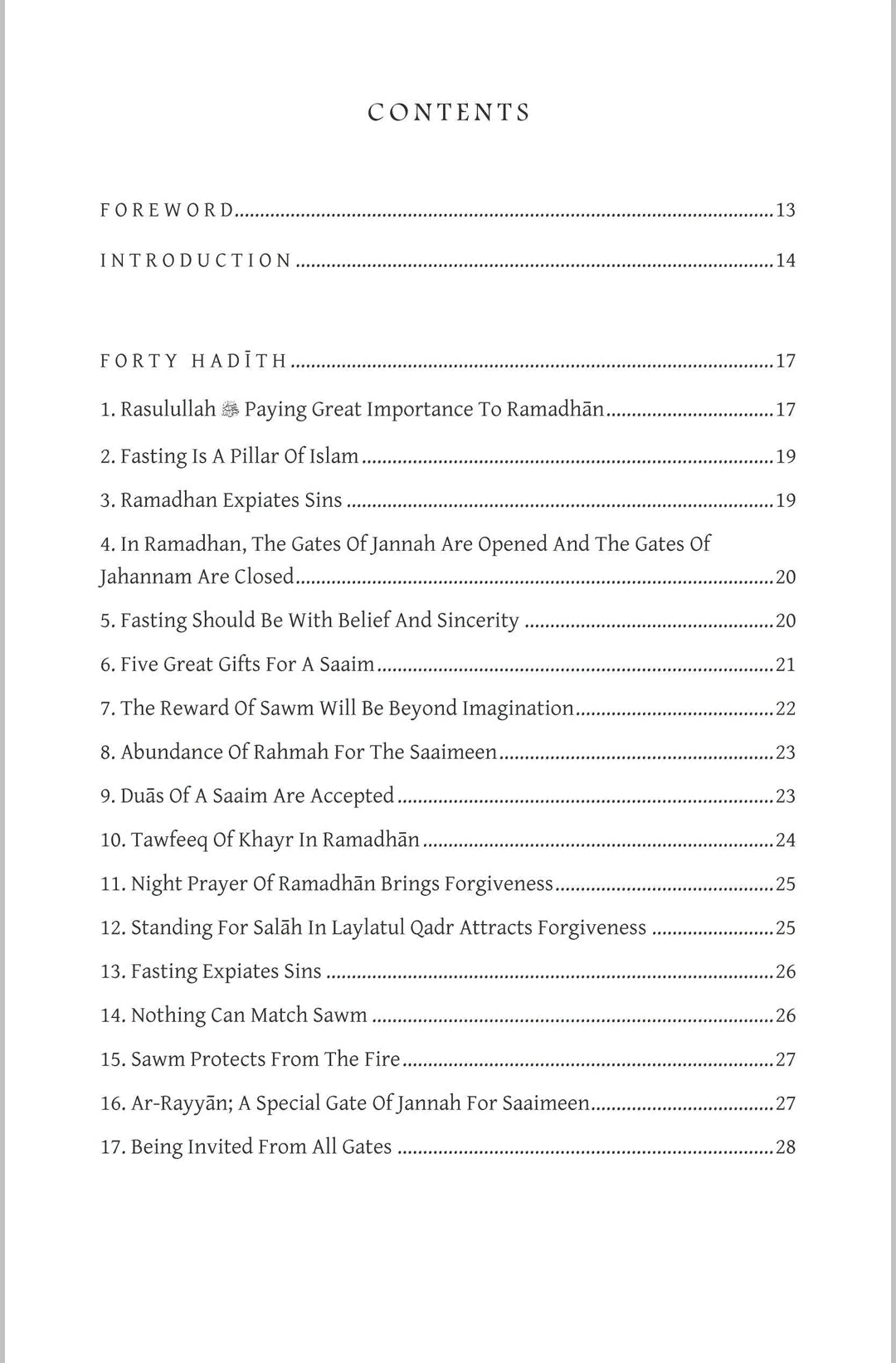 A Gift For Ramadhan – New 3rd Revised Edition