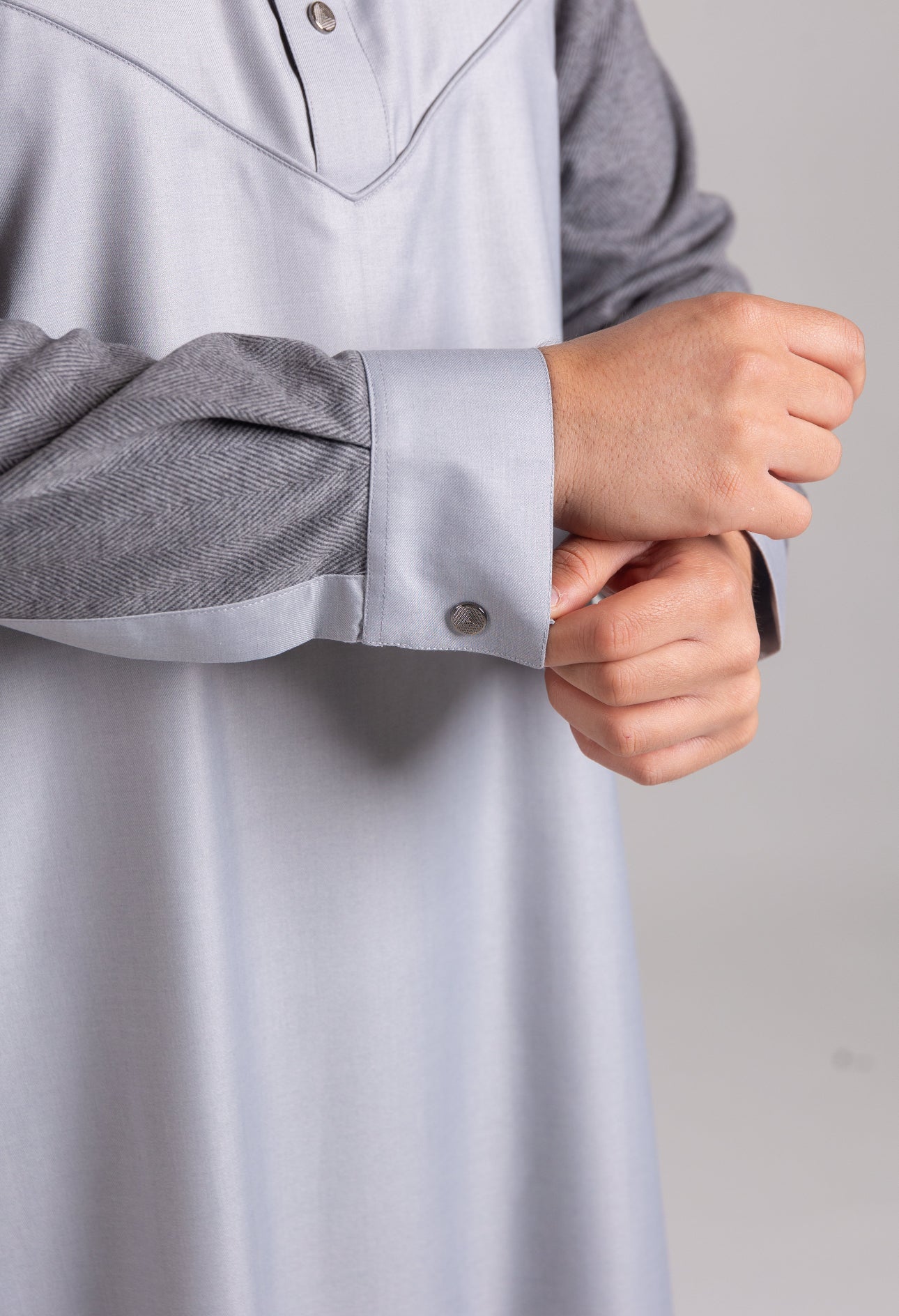 Grey Smart Thobe Design ST4