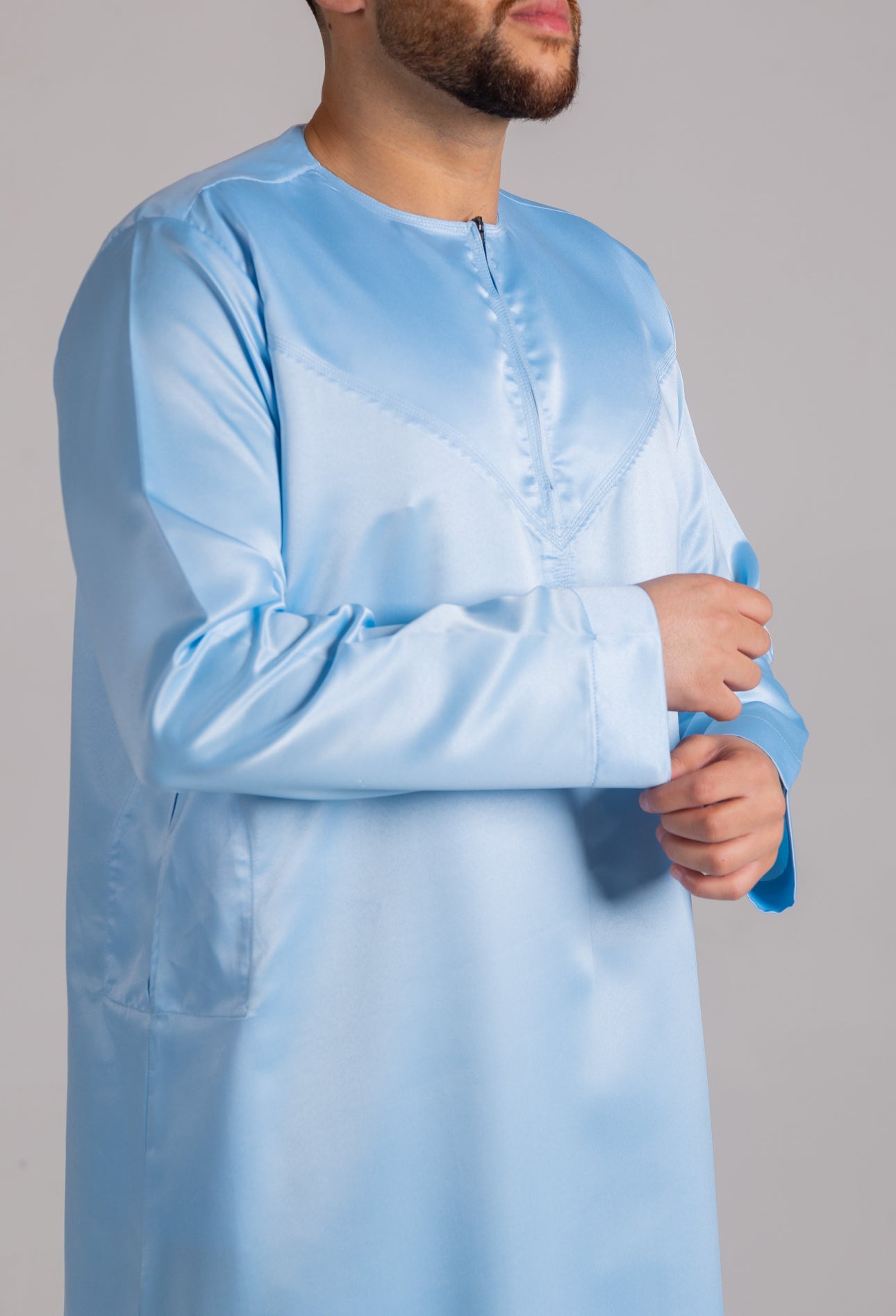 Classic Emirati Thobe ( Sky Blue )