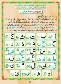 Colour Coded Madani Qaida Urdu Learn to Read The Holy Quran in Arabic