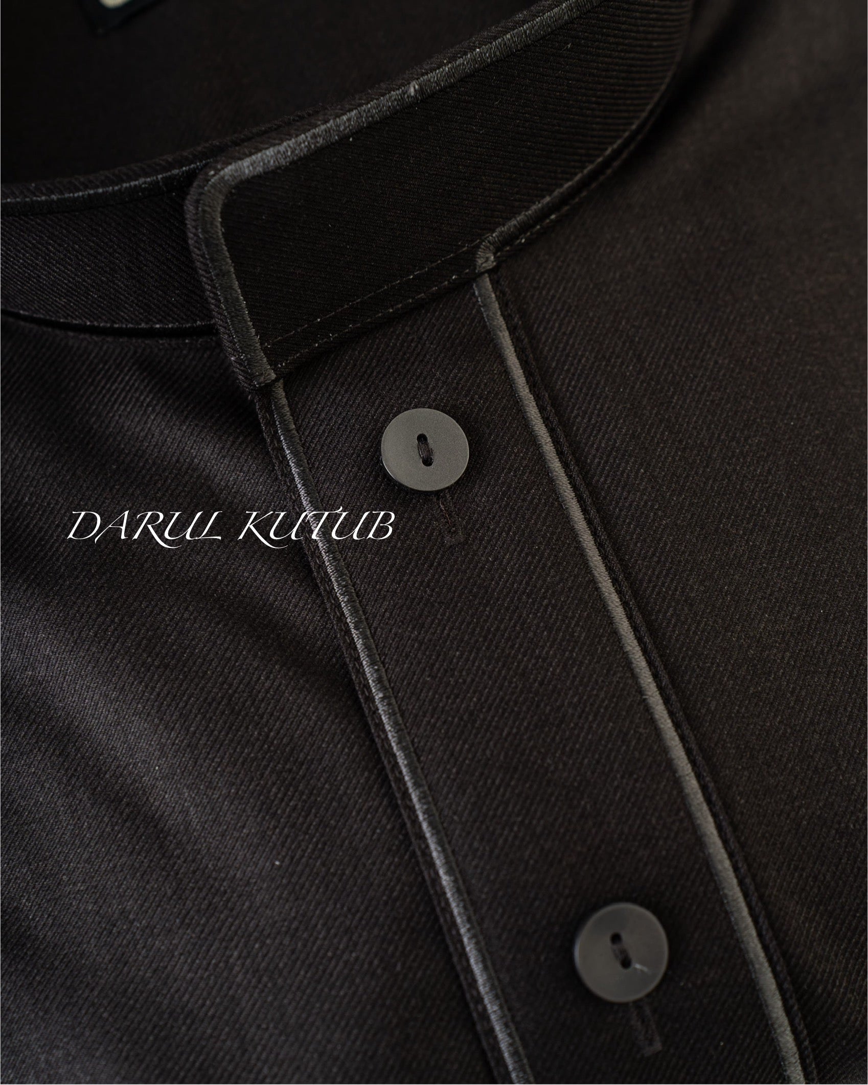 Dark Brown Al Aseel Embroidered Thobe