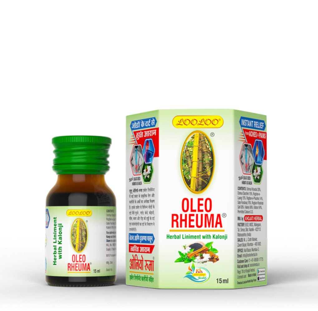 5 ml LooLoo Oleo Rheuma Herbal Liniment with Kalonji
