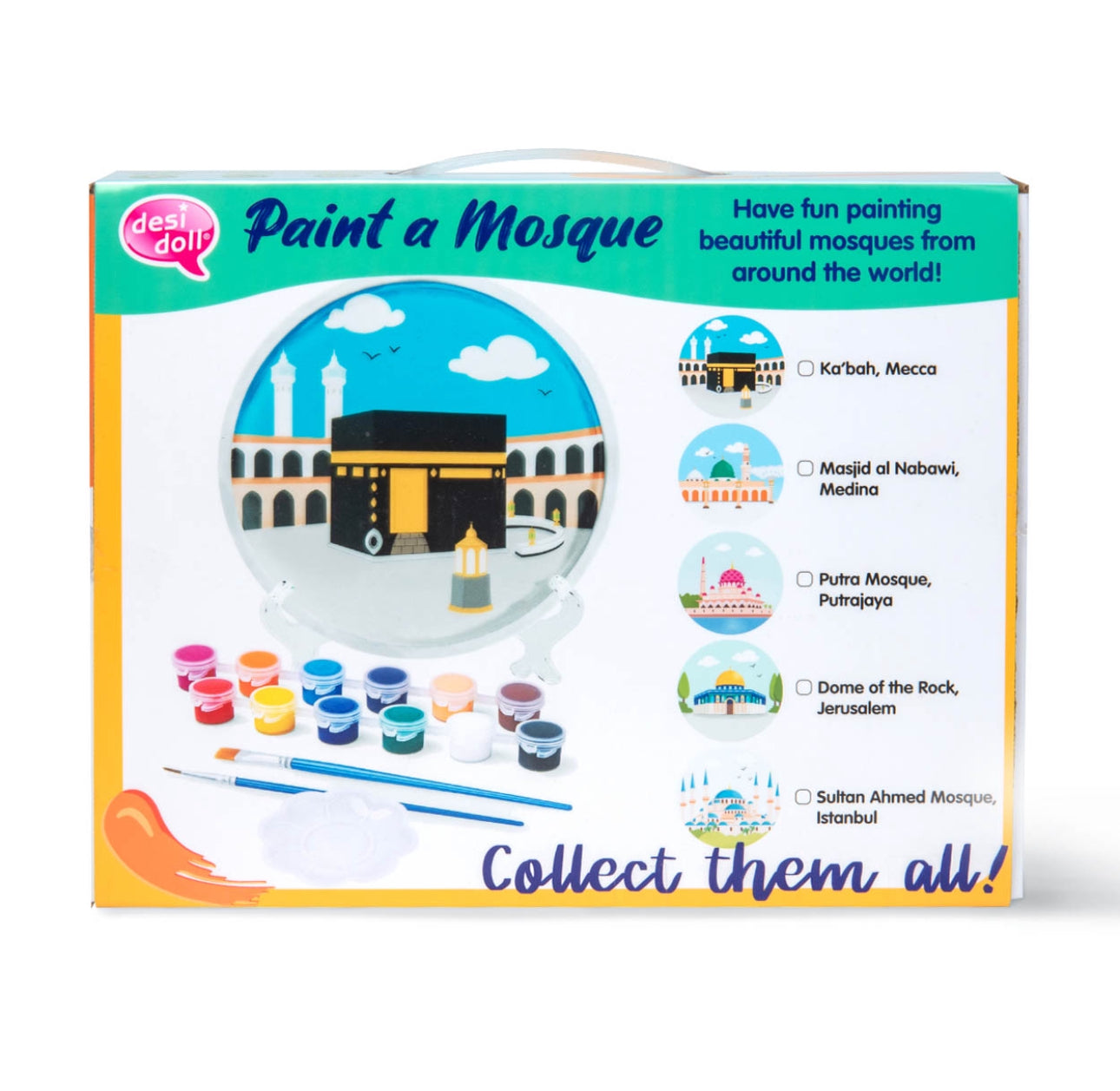 Paint a Mosque Plaster Painting Kit