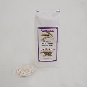 Talbina 100% Organic Stoneground Wholegrain Barley Flour 850g