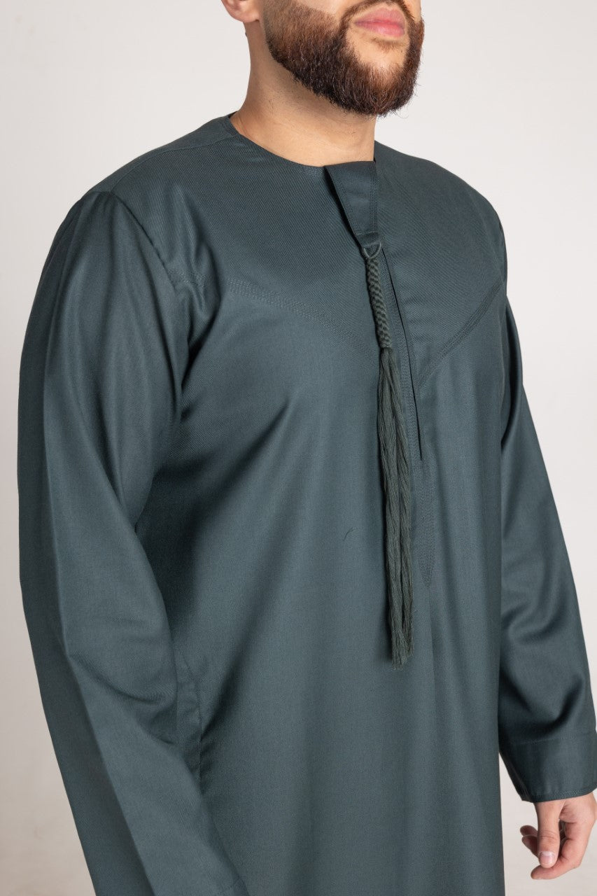Kids Quality Emirati Thobe ( Green )