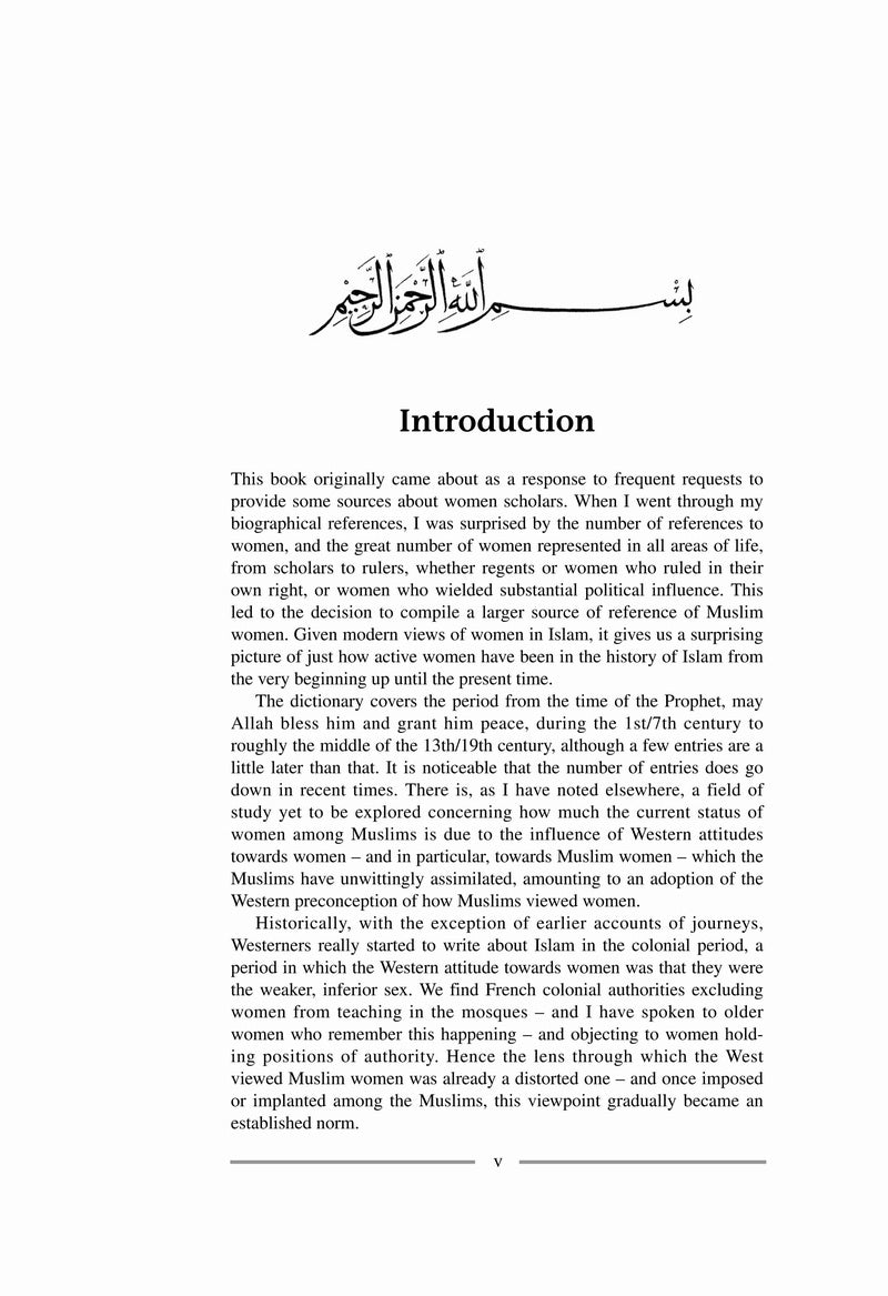 Muslim Women: A Biographical Dictionary