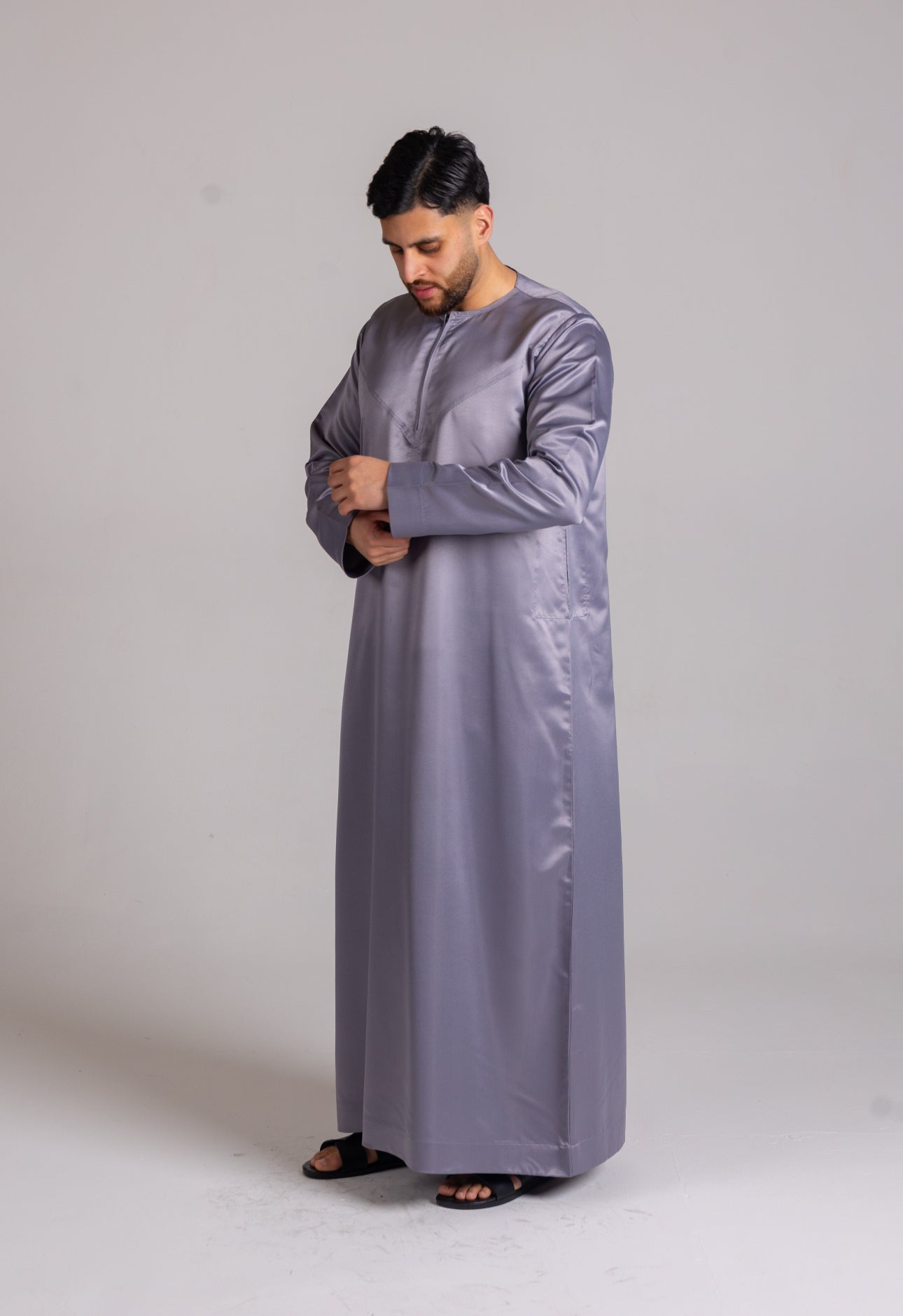 Classic Kids Emirati Thobe ( Grey )