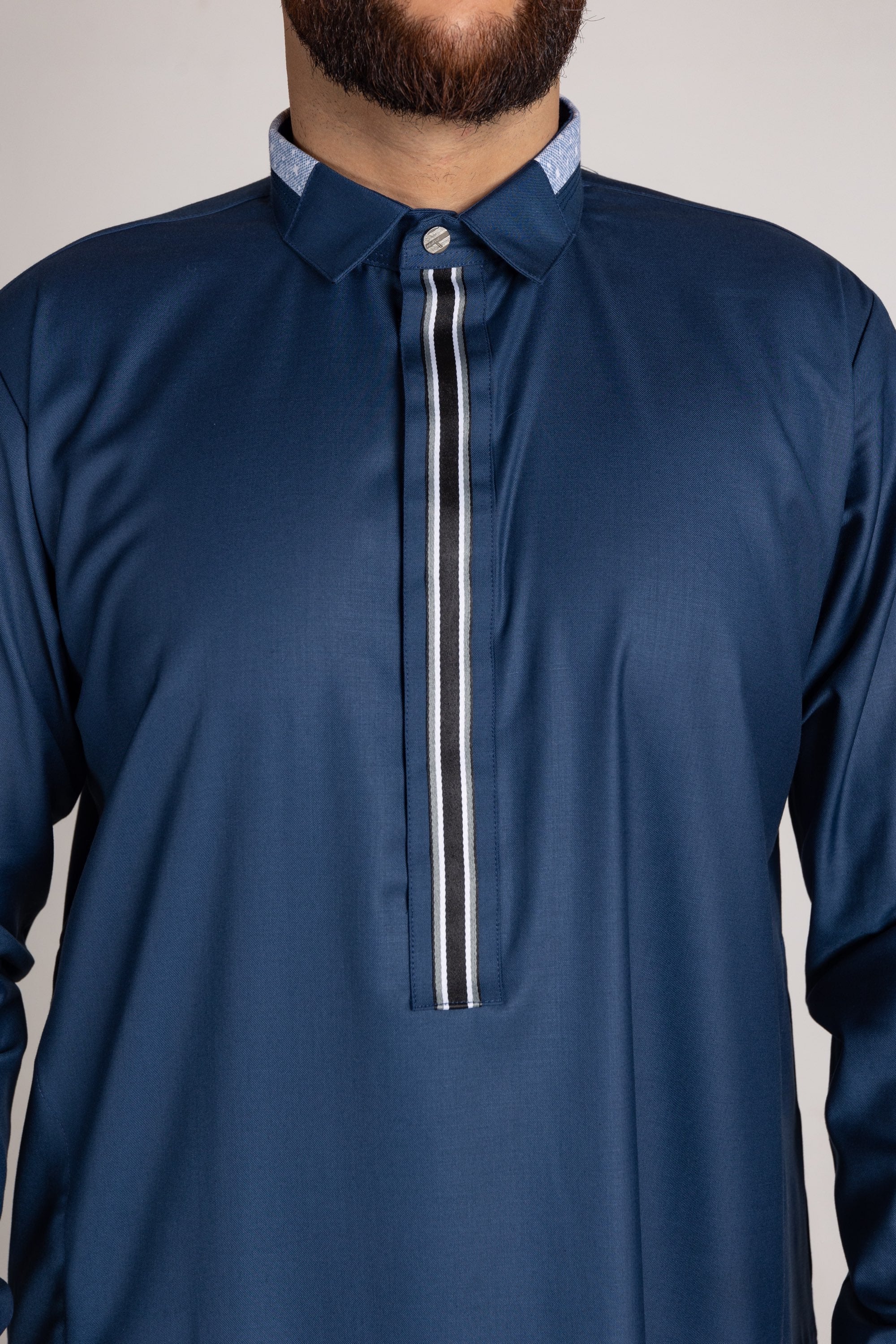 Kids Navy Smart Thobe Design ST2