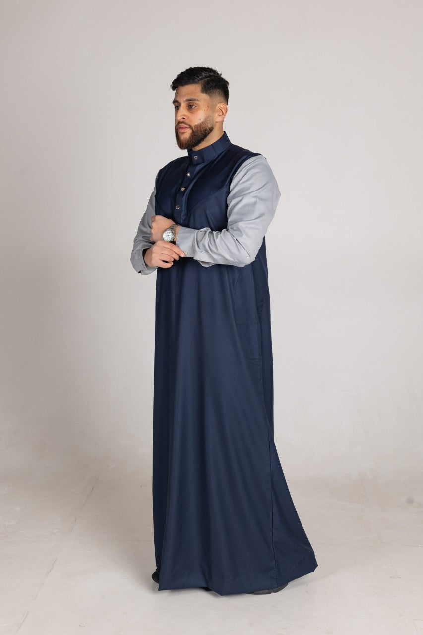 Kids Navy Smart Thobe Design ST1 image 0
