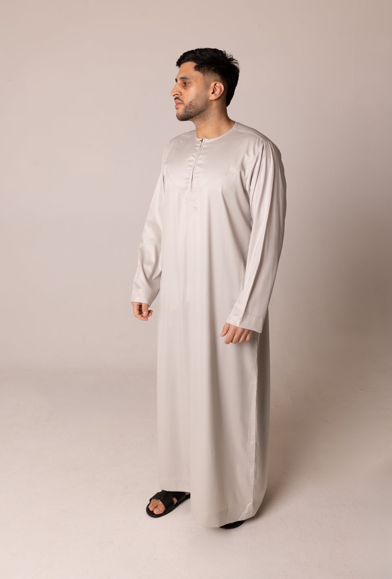 Classic Kids Emirati Thobe ( Beige ) image 1