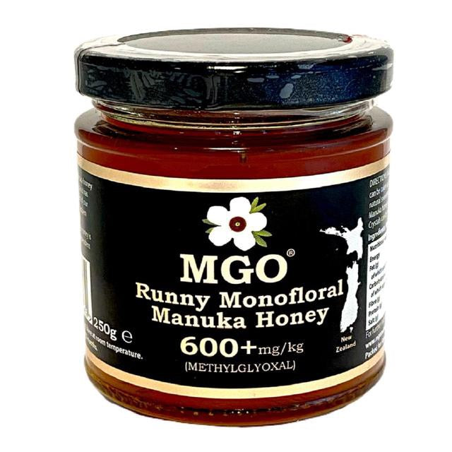 MGO Manuka Honey 600+mg/kg Methylglyoxal 250g image 0