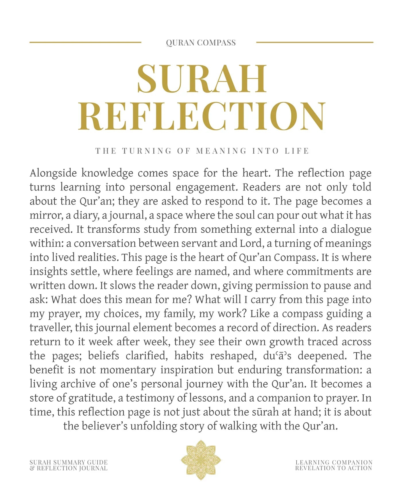 Quran Compass: Surah by Surah Study Guide & Reflection Journal (Deluxe Edition) image 9