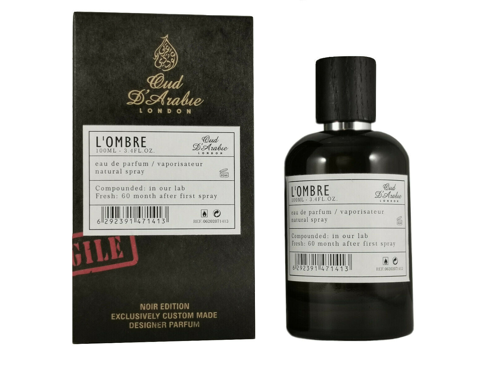 L'OMBRE 100ml EDP By Oud D’Arabie London image 1